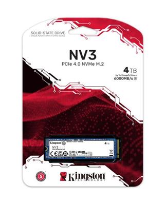 SSD M2 NVME 4TB 6000MB/S KINGSTON NV3 GEN4
